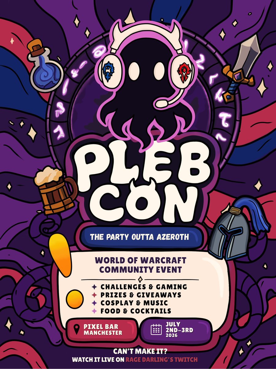 PlebCon | Warcraft Community Event tweet media
