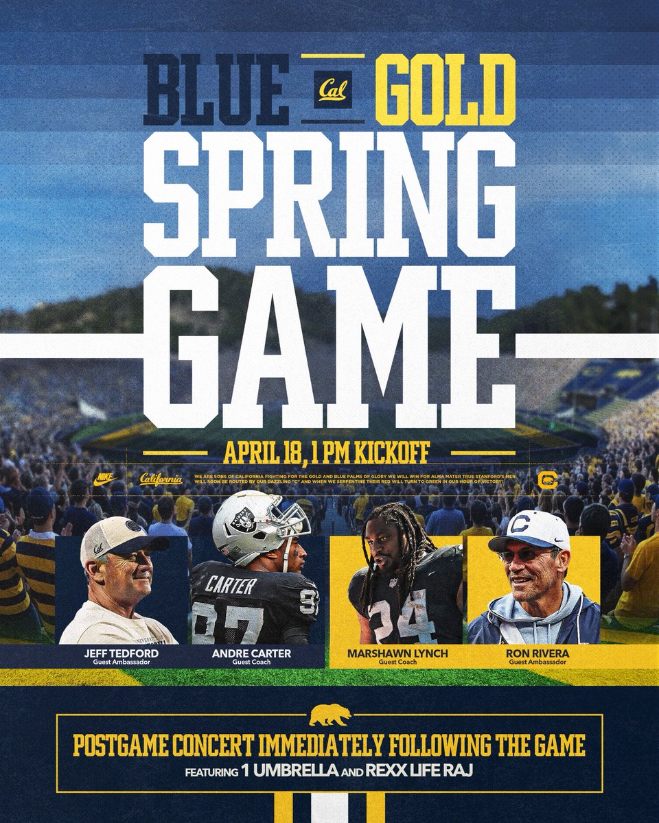 CalFootball's tweet image. Legends will back in CMS, now we need you! 🔵🟡

#GoBears