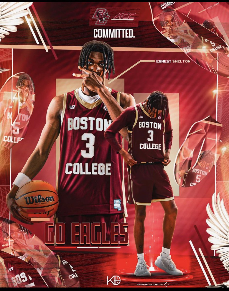 Sam_Federman's tweet photo. NEWS: Merrimack transfer Ernest Shelton has committed to Boston College, per his IG. @jeffborzello on it first

Athletic shooter will be a perfect fit running off screens in Luke Murray’s offense. All-MAAC First Teamer https://t.co/3d4RXyCA29