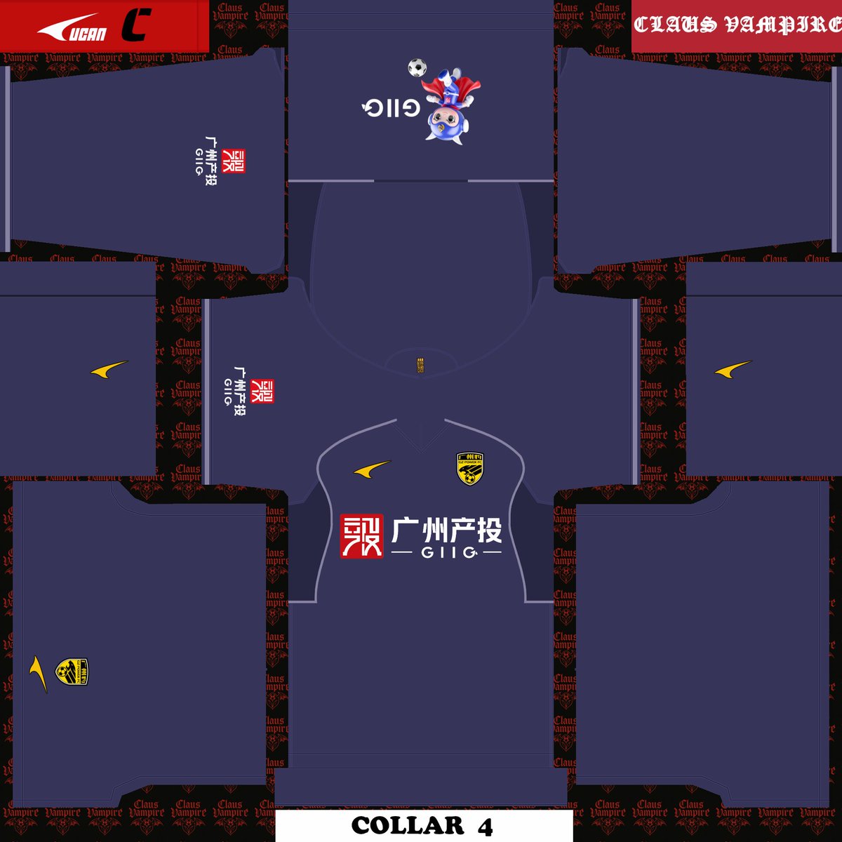 ClausVampire89's tweet image. LAST TEAM OF CL1    

KIT PACK 3/6
Guangdong GZ- Power (China League One🇨🇳)
THIRD KIT 2026
COLLAR 4
ALL IN DRIVE
@evo_web
@PESUniLegends
@PesUniverse
#Patch #pes21 #eFootball #PES #kitmaker
@PesModding
@UMLmod
#eFootball2026 #PES2021
@play_eFootball
#FootballFans
@PESMasterSite