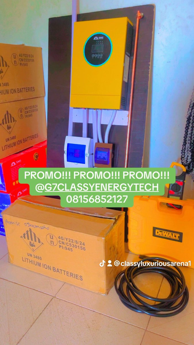 BadmusPhizzy's tweet image. STABLE ELECTRICITY ⚡️ 
Pomo!!!…  ENDING BY APRIL 30TH 2026. #HybridSolarSystem #installation