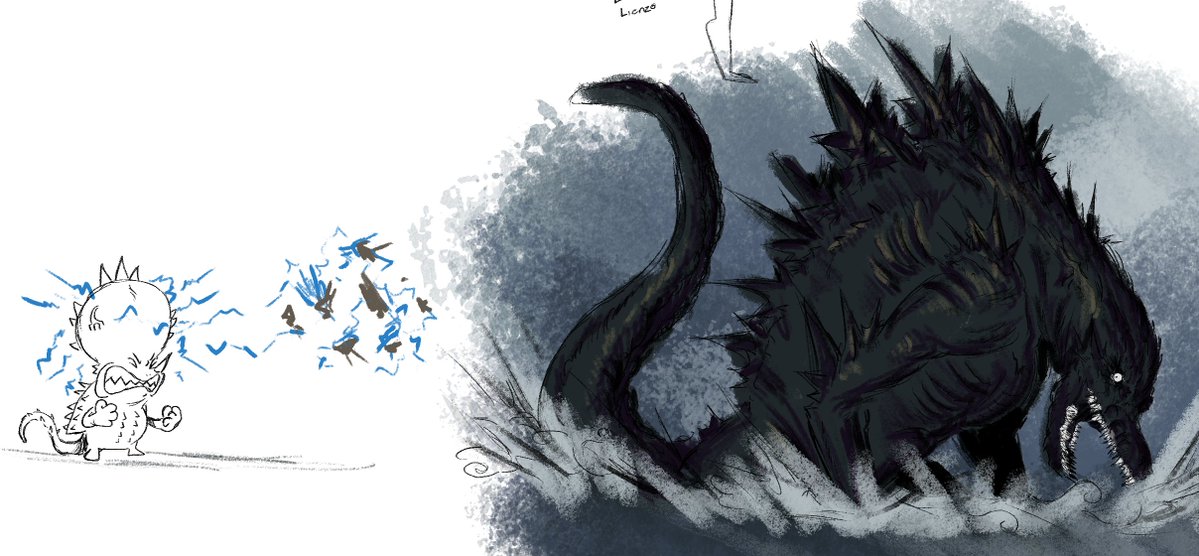 El_Espinoso43's tweet photo. i kinda like gravity anguirus #godzillaminusone #godzillaminuszero https://t.co/72fC8BNFjo