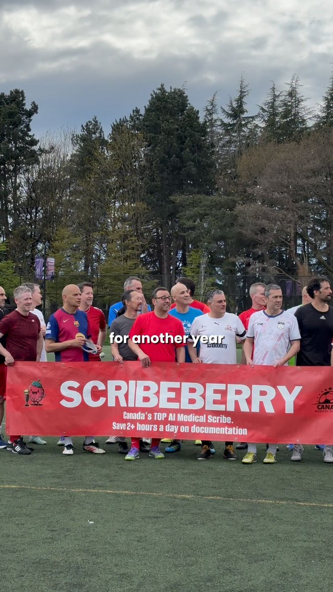 scribeberryai's tweet photo. More than medicine 🏥
A community built on friendship, mentorship, and shared passion. 

Proud to support the Team Canada Medical Football  ⚽ 

#scribeberry #cmfa #healthcare #medlife #doctorslife #medtech #football #healthcareinnovation https://t.co/3Tqd4pK49J