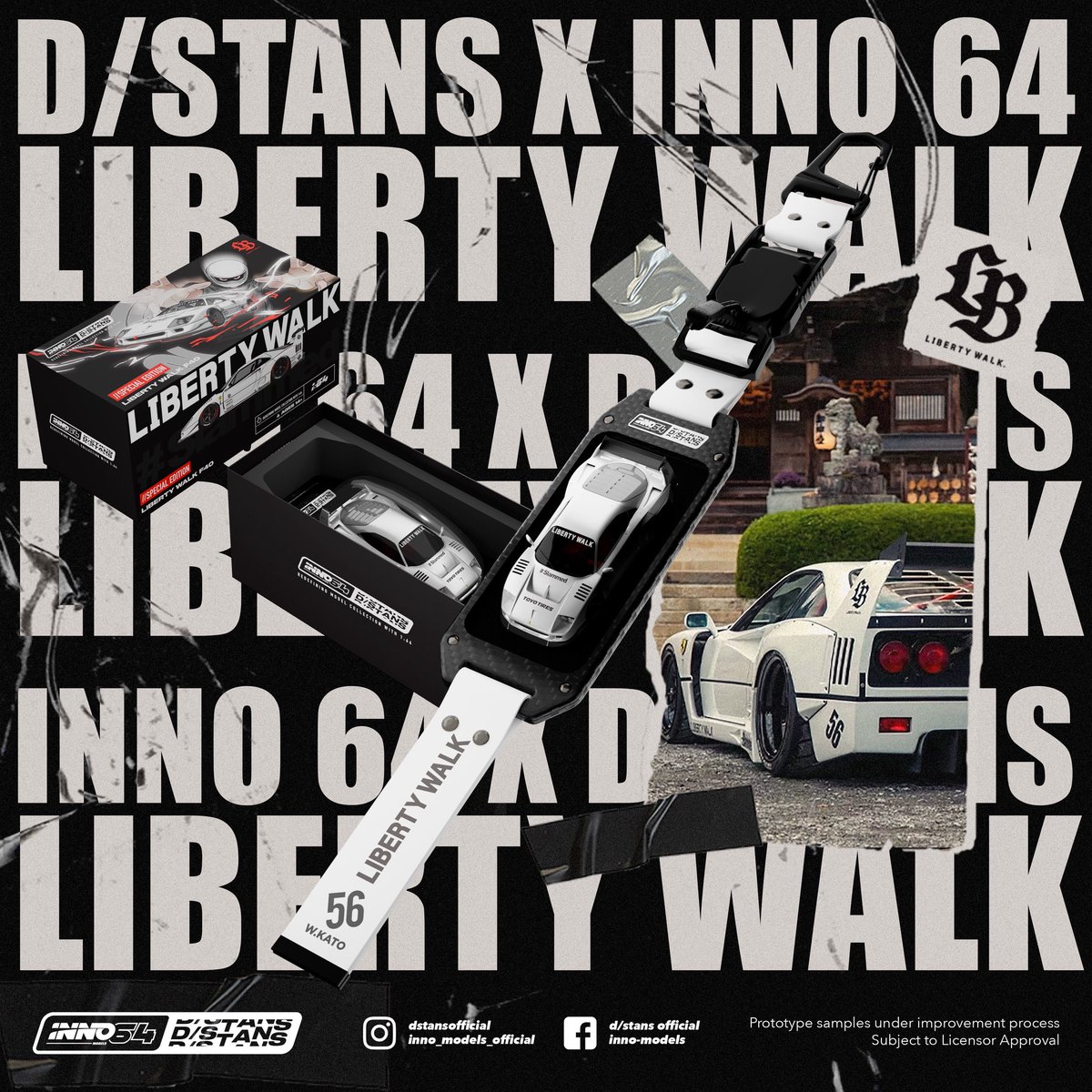 dstansonchain's tweet photo. D/STANS x Liberty Walk x INNO

💥Drop 💥: 
🏎China edition limited: 3,000 pieces
📅：2026/04/17-19
📍: HEC @hobbyexpochina 
  Beijing Exhibition Center, 5T16 Booth

🏎️Liberty Walk edition limited: 500 pieces
📅：2026/04/25
📍: @LB1993_official Stores https://t.co/pmyOZPJCOj