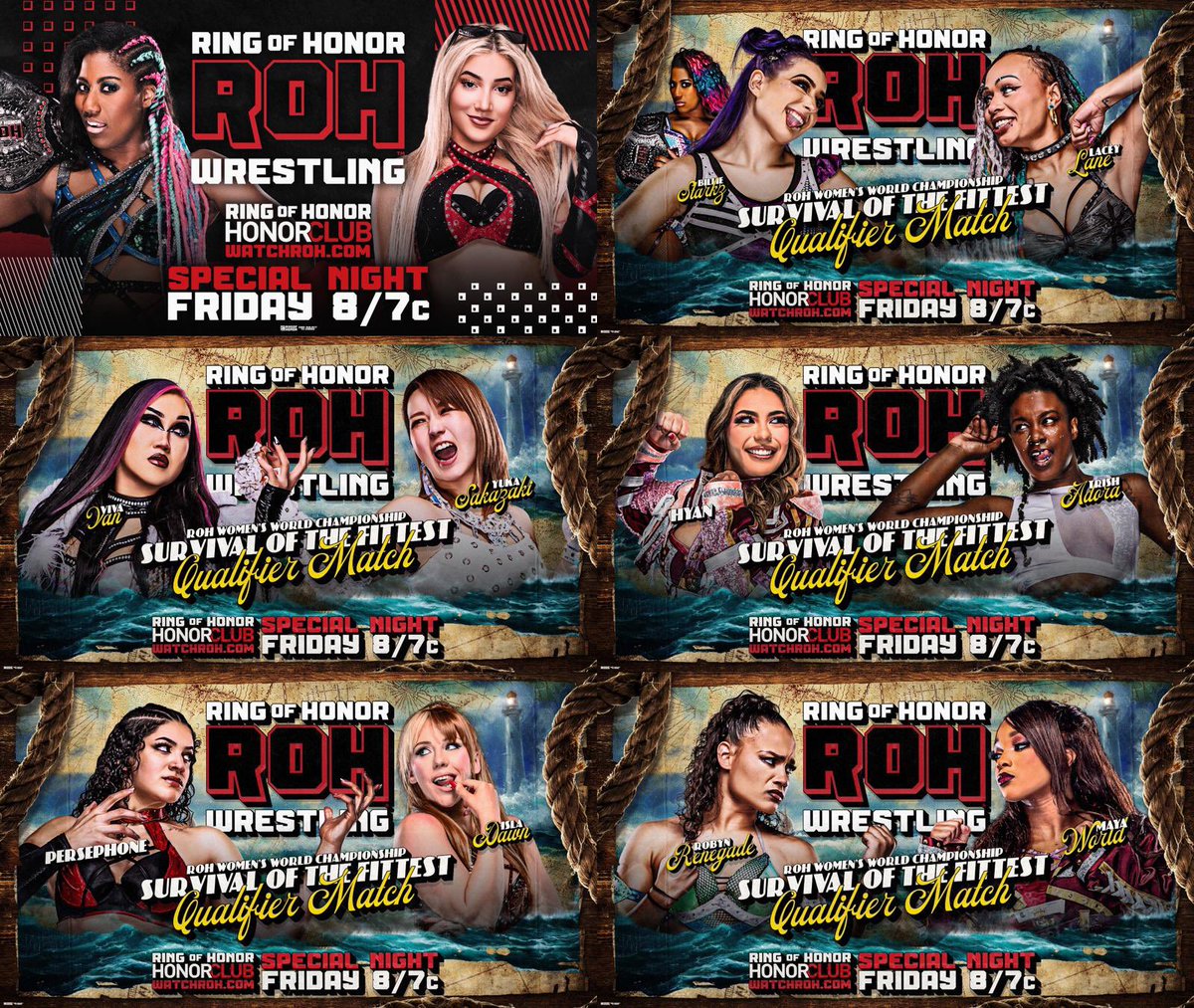Class 🔥 <a href="/ringofhonor/">ROH - Ring of Honor Wrestling</a> tomorrow has SIX women’s matches already announced…

Six. Support them, watch it. Or I’ll come to your house.

Also, what does <a href="/AthenaPalmer_FG/">Athena is ROH & All Elite!</a> have to do to get on <a href="/AEWonTV/">AEW on TV</a> every week man ffs 😡 #ROH