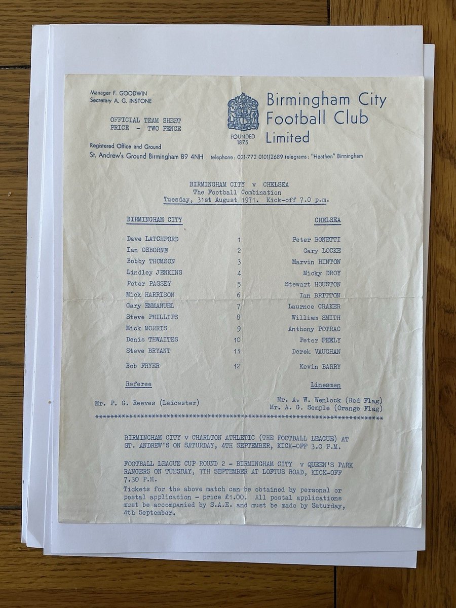 BCFC Memorabilia tweet media