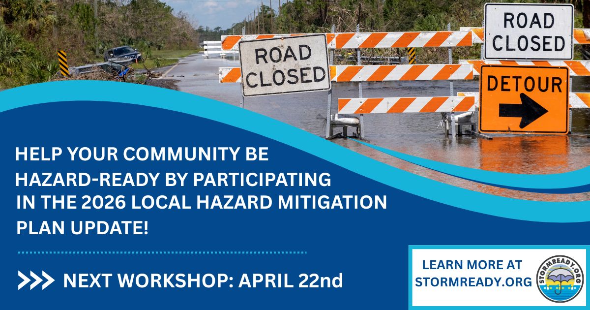 SacCountyWater's tweet photo. Join Sacramento County and partnering cities on April 22 to discuss the 2026 Local Hazard Mitigation Plan. Learn about risks—floods, drought, wildfires &amp; extreme weather—and share input to strengthen community resilience. For more info, visit https://t.co/63Bz4LnFim https://t.co/eZq0oWtYc1