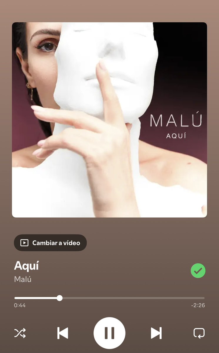 Vaya temazo y vaya videoclip se ha marcado Malú, es que no supero este tema ni en mil vidas