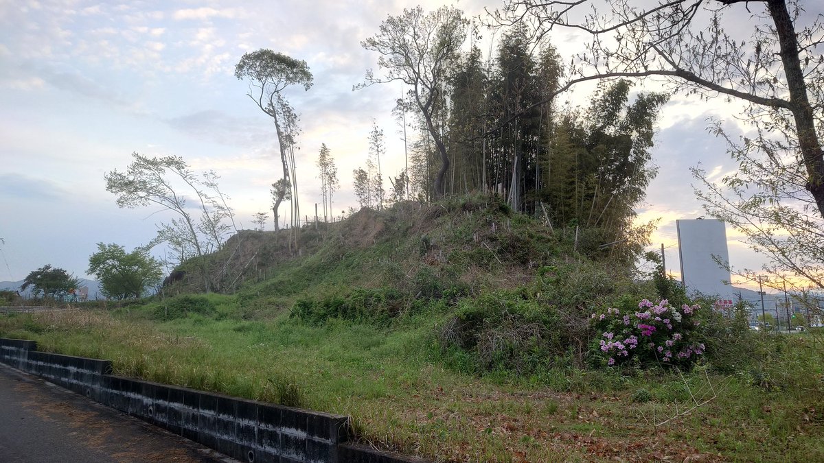 鷺田山遺跡@筑紫野市、原口古墳と隣合せの同高な残丘、筑紫野インター すごい竹藪だったのが、伐採されている 宅地開発?調査して欲しい 弥生時代の ...