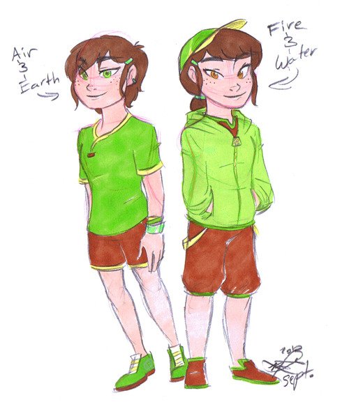 Flashback to when I made my Earth Twin Avatars in 2013 