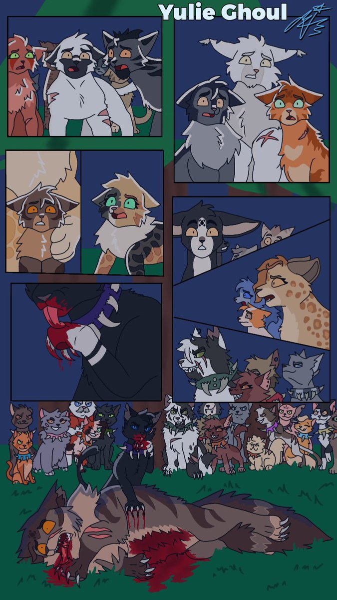 YulieGhoul's tweet image. The Darkest Hour💥🌑🔥🩸
#warriorcats #wc