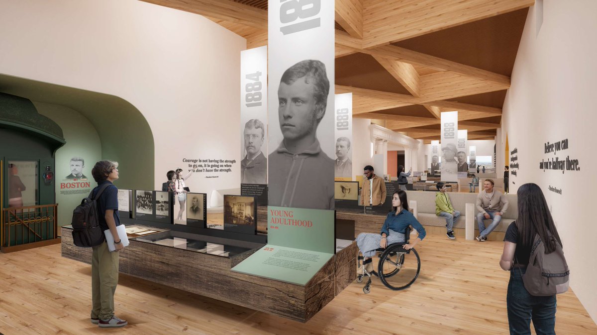 TRPresLibrary's tweet image. If you're thinking about a summer road trip, here's one that actually delivers:

Medora, North Dakota sits at the western edge of the state, right off I-94, at the entrance to Theodore Roosevelt National Park. The town has 121 year-round residents and draws hundreds of thousands