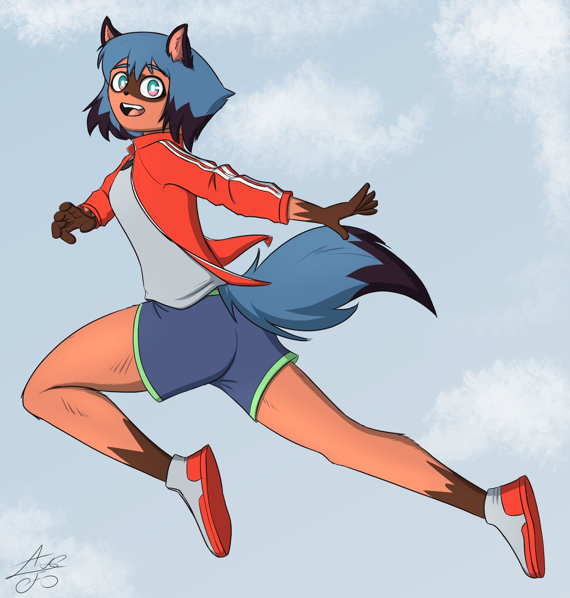 The Wheel of Fate was spun and chose Michiru Kagemori from Brand New Animal for this most recent sketch! I will admit I've never seen the anime, but she was suggested by a follower and seemed like a great addition.
#fanart