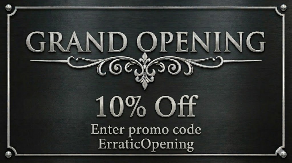 Erraticdrops's tweet image. Erraticdrops.com #GrandOpening #Nike #Mind001 #Topps #Pokemon #TCG #collectibles 
Authentic Gear. Unbeatable Value.