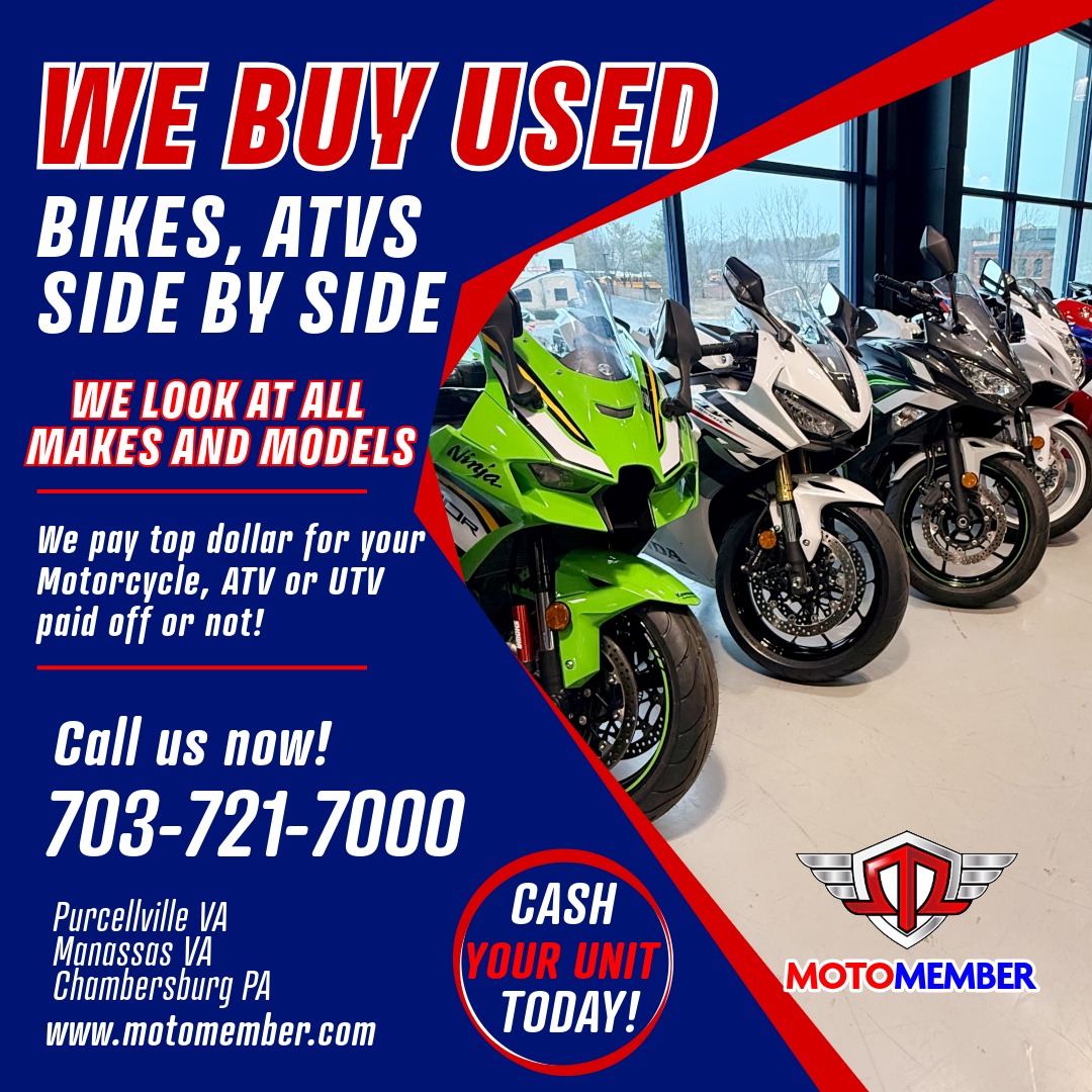 MotomemberM's tweet image. 🚨 Sell Your Motorcycle, ATV, or UTV for Cash 🚨

We buy all makes &amp;amp; models — fast deals, strong offers 💰

📍 VA &amp;amp; PA: Purcellville, Manassas, Chambersburg
📞 703-721-7000

#CashForBikes #ATV #UTV #Motorcycle #SellFast #OffRoad #DMV #ManassasVA #PurcellvilleVA #ChambersburgPA