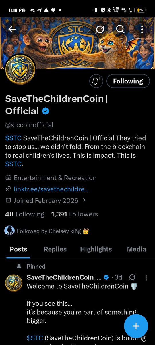 ox_zenon's tweet photo. @chelseyking0788 @stccoinofficial @kinglunaryx @Objcrypt001 Done boss 💯 https://t.co/CaOPTIi57V
