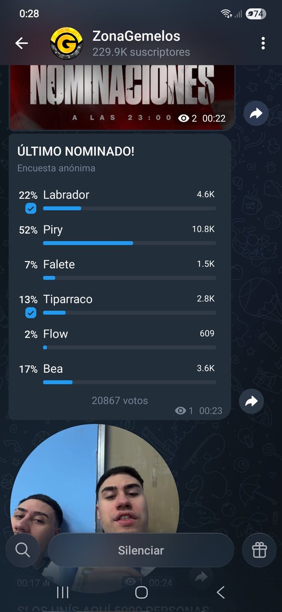 MariaGarci3683's tweet photo. se puede votar mas de uno!!!! #carcelgemelos4 https://t.co/wWD4yuLdyp