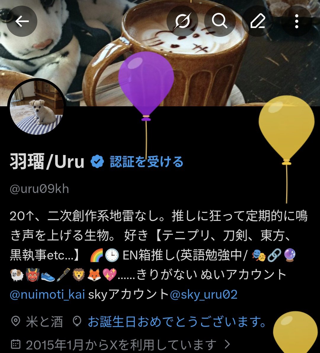 羽璢/Uru@sky垢 tweet media