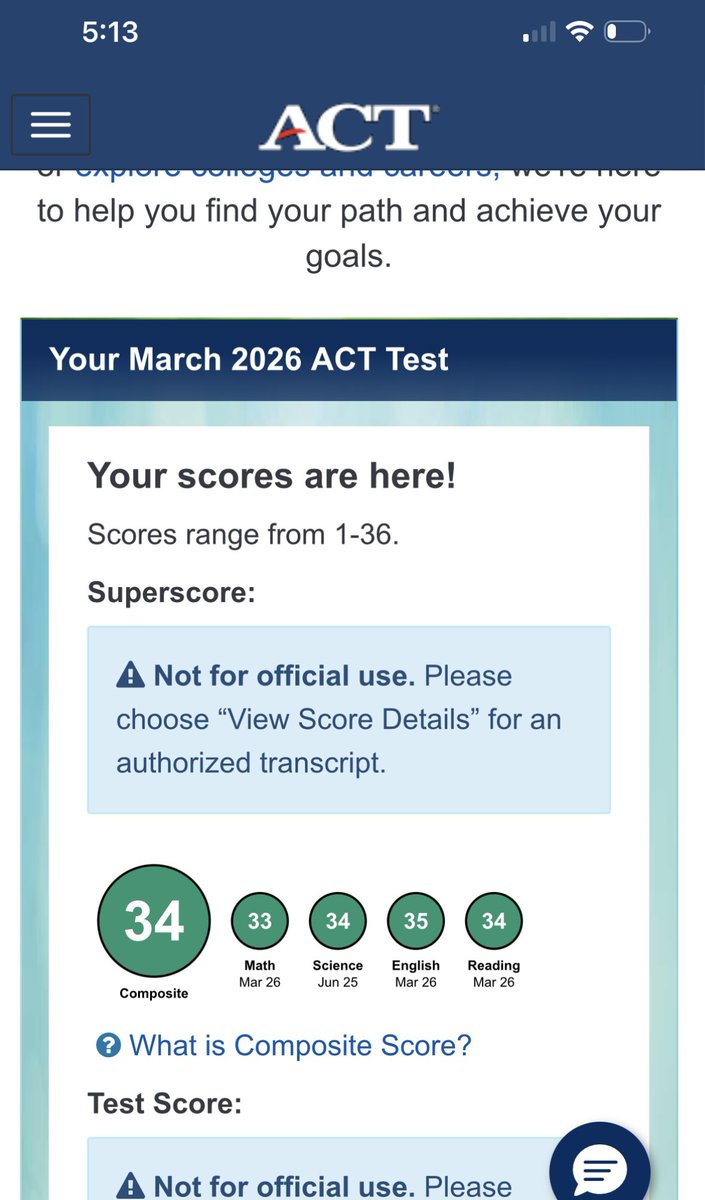 BryanFaust52917's tweet photo. Quick update on academics, I scored a 34 (composite and superscore) on the March school ACT and earned a 4.83 weighted GPA last semester bringing my cumulative GPA to 4.32 https://t.co/8xHaW9SDIW