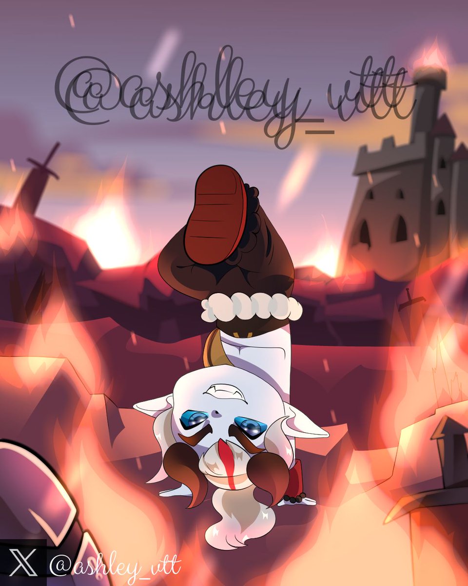 Ashley_vtt's tweet photo. just hanging around while everything burns. 🔥

#digitalart #ArtistOnX #illustration #characterart #commissionart #artmoots #artshare #bannerart #gothart #asharts https://t.co/U2w9uVOnZM