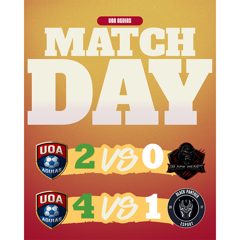 AguiasCp's tweet photo. 🦅 𝐌𝐀𝐓𝐂𝐇𝐃𝐀𝐘 | 𝐕𝐏𝐆 𝐅𝐑𝐀𝐍𝐂𝐄 𝐋𝟏 🦅

📊 Résultats – Journée 2
Le championnat continue 🔥 pour UOA Aguias

⚔️ Matchs :
✅ Victoire 2-0 vs BLACK BEAST
✅ Victoire 4-1 vs @BPantheres 
🎯 Objectif atteint : 6 points.

Une soirée sérieuse avec de bonnes choses, mais on continue de travailler pour aller encore plus haut. 💪

🎥 Retrouvez la rediffusion ici :
📺 Twitch : https://t.co/gYWJw49SBI
▶️ YouTube : MxFigoLive

Projet soutenu par : @UOAEFOOT
Avec : @mxfigolive • @vctrbtdh 

@VPGFrance_ @VPGEurope @VPGPremier
#AguiasCP #VPGFrance #Efoot #Esport