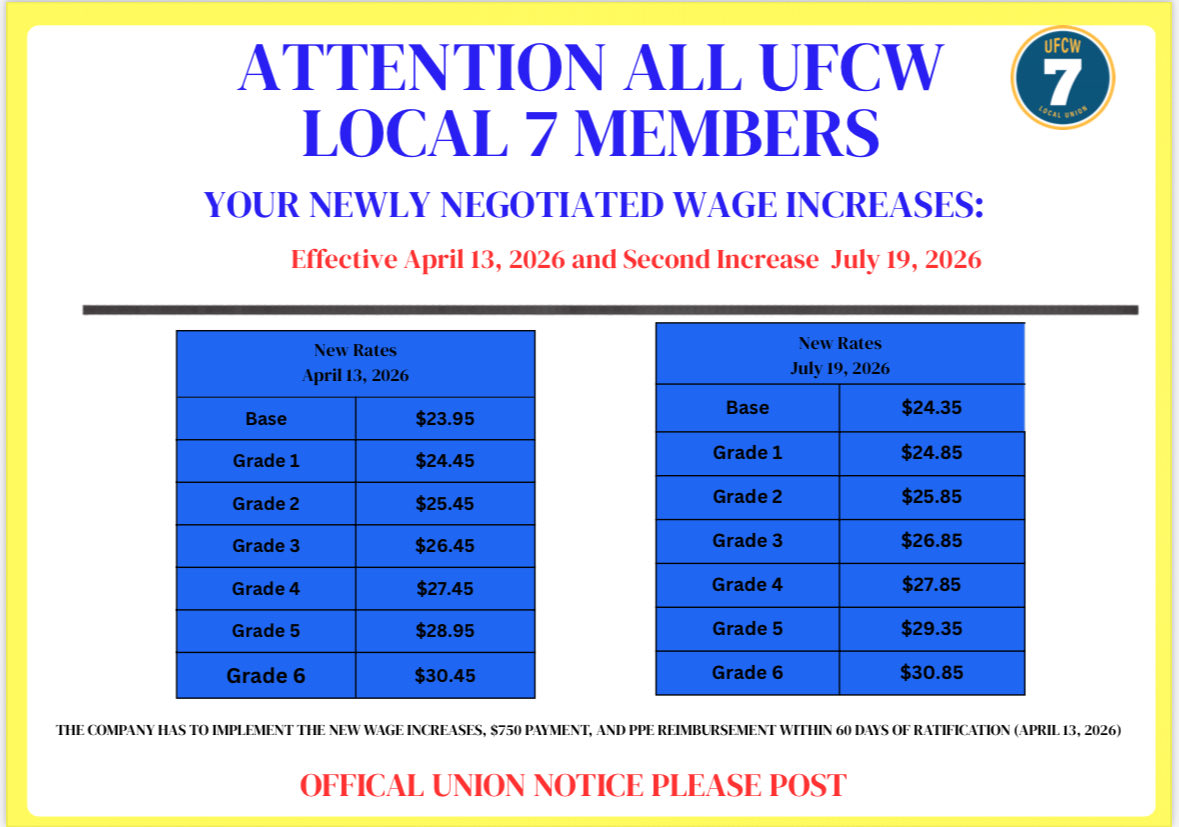 UFCW Local 7 tweet media