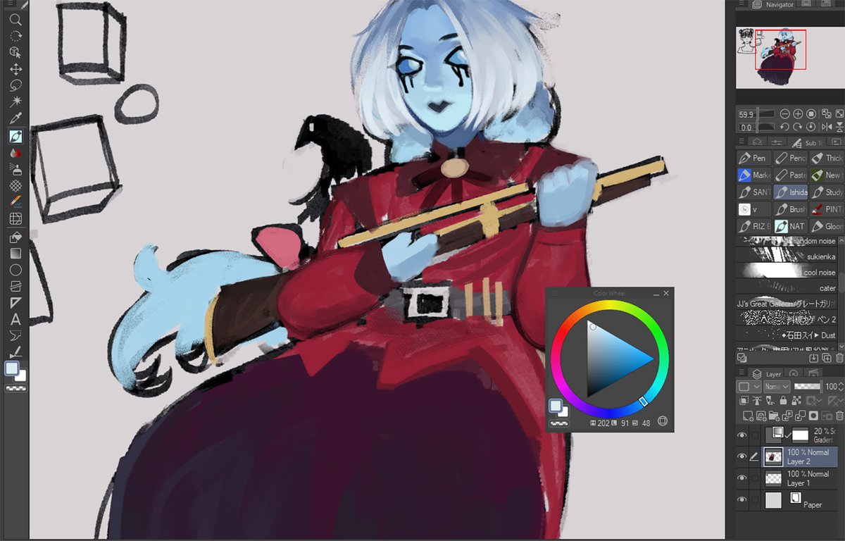 gonzamaruu's tweet photo. vindicta 15 min doodle https://t.co/hUnA7IkxLn
