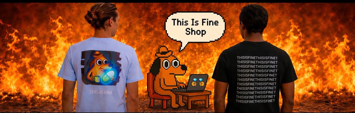 THIS IS FINE - SHOP tweet media