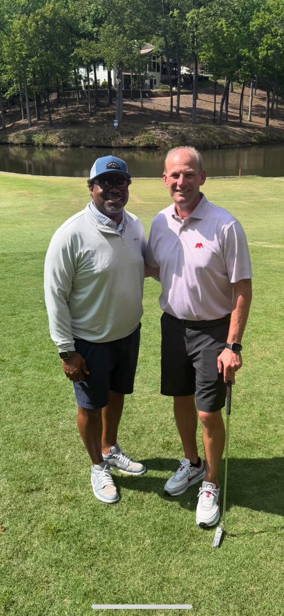 MuleMullins's tweet photo. @ChildersRadio 

My boy from highschool in Dothan, Al, Keven Jackson, ALL AMERICAN at bamer, with coach…anyway I love Kev but WAR DAMN ALL DAY AND EVERY DAY! https://t.co/5um4mrDeoH