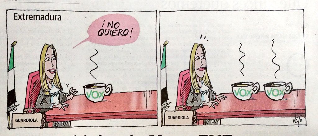 María Guardiola hoy.