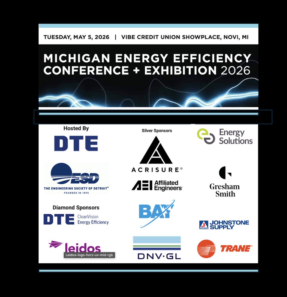 ESD_Detroit's tweet image. Michigan’s premier energy efficiency conference returns. Engage with industry leaders advancing energy management across commercial and industrial sectors. Register now. Limited exhibitor space remains. esd.org/programs/energ…
#EnergyEfficiency #EnergyManagement