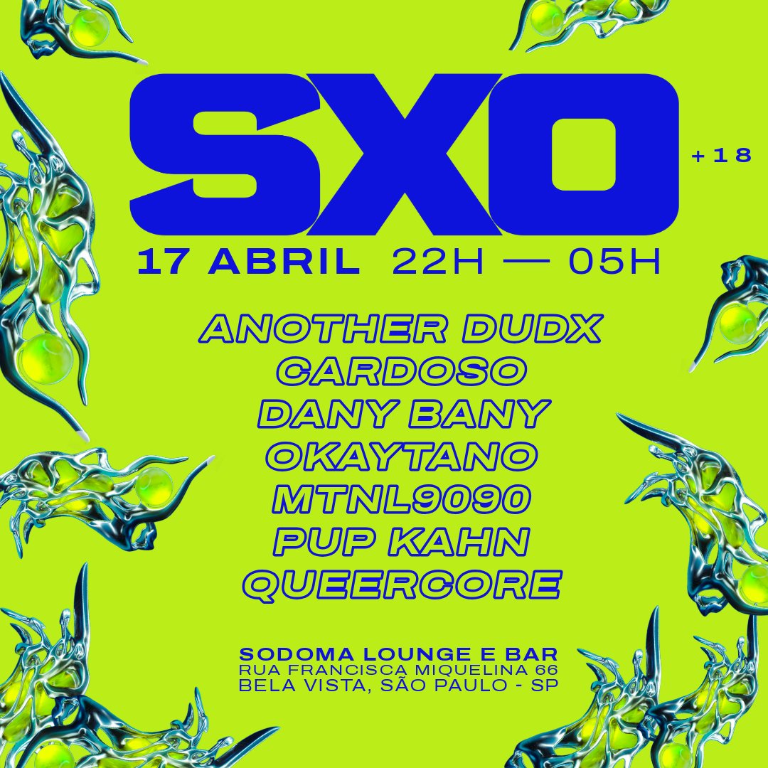 SXO • RJ 30/04 • SP 16/05 tweet media