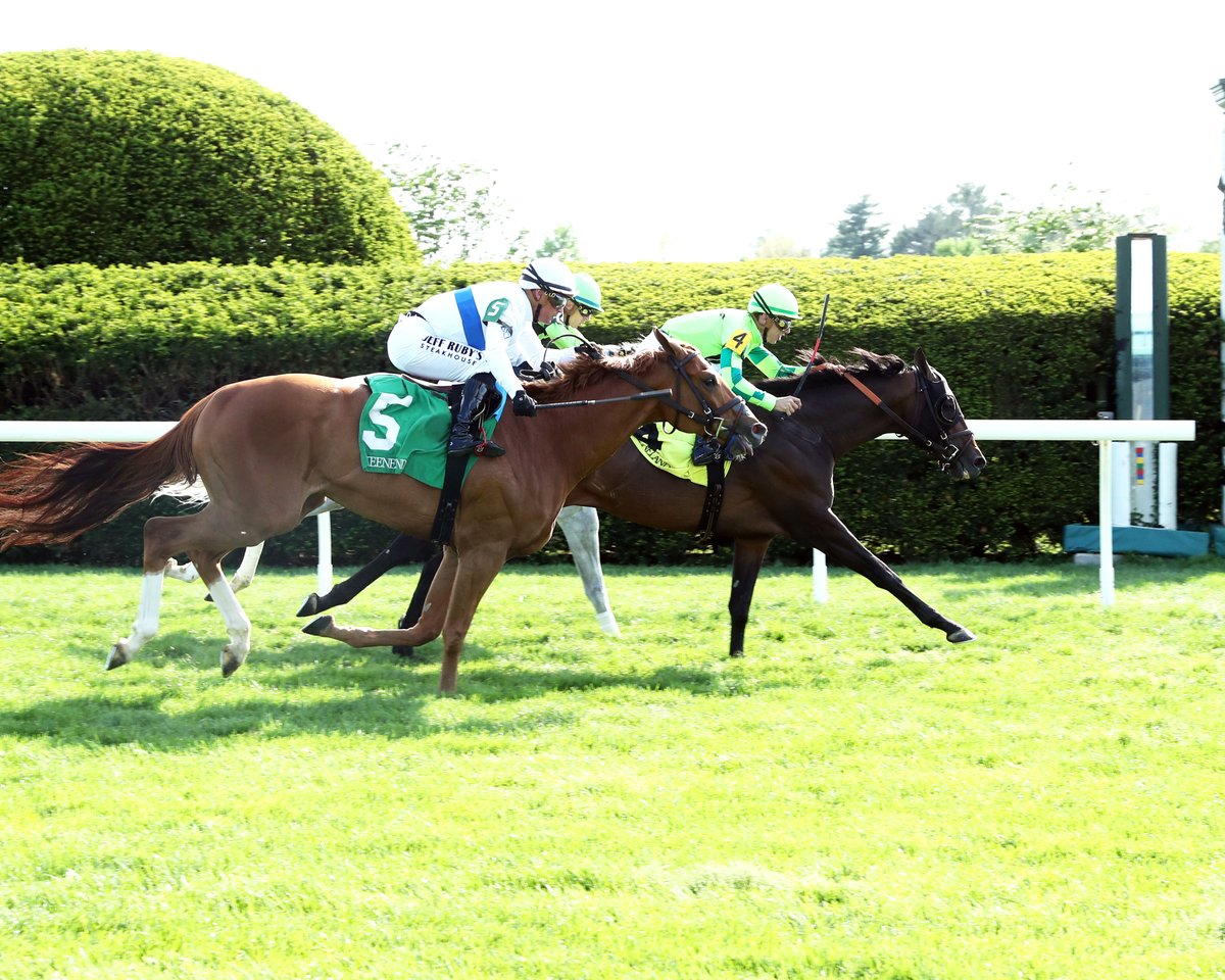 keenelandracing's tweet photo. Flying Mohawk Wins Keeneland’s Featured Blandford Stud Purse. Read more → https://t.co/GoXOB5BCNi https://t.co/dR96RwZiMp