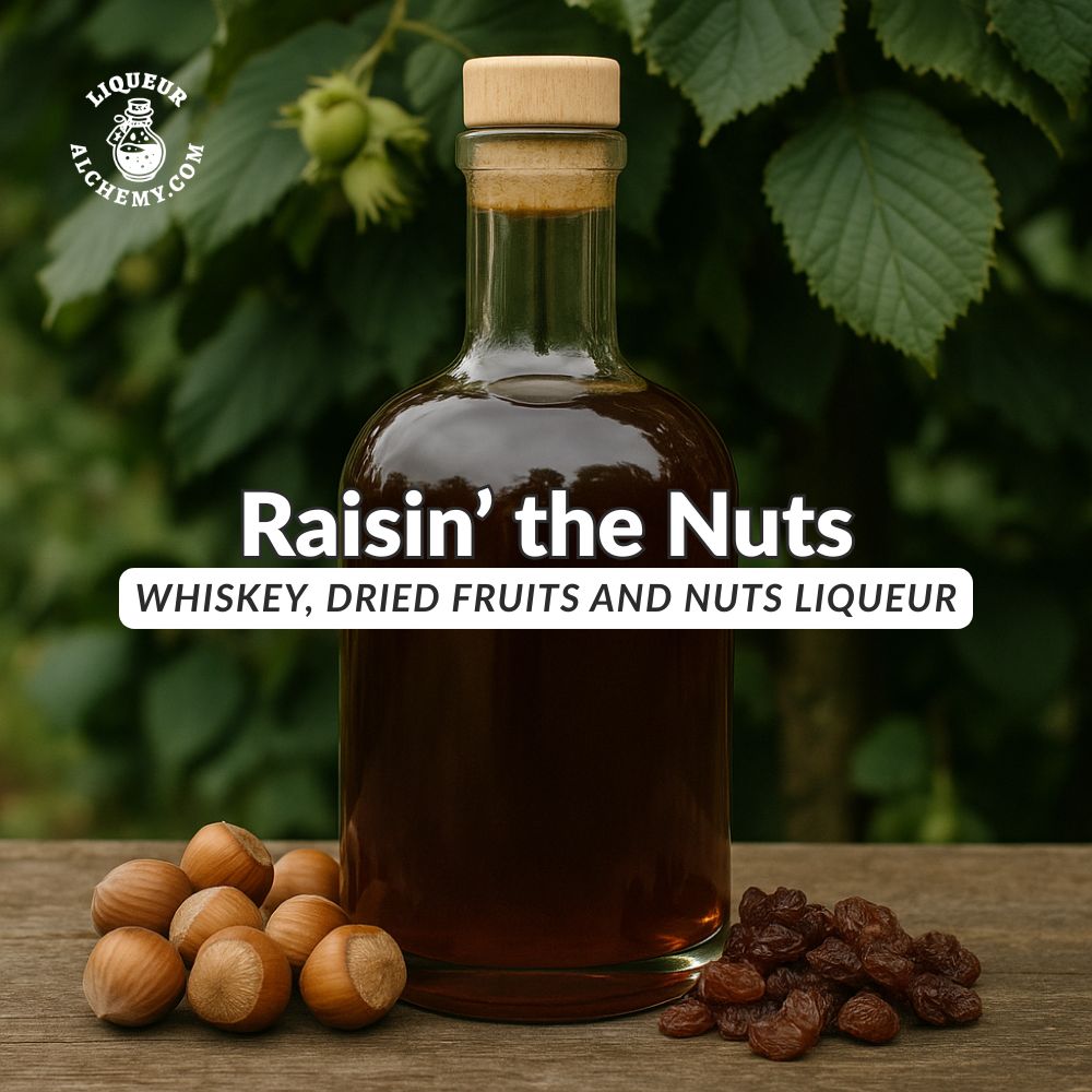 liqueuralchemy's tweet photo. Raisin’ the Nuts 🥃🔥

Whisky + raisins + hazelnuts + cacao + coffee = rich, nutty, smooth with a roasted edge 👀

https://t.co/cilounQSBP

#liqueuralchemy #whisky #craftliqueur #mixology https://t.co/ialMwjFEcK