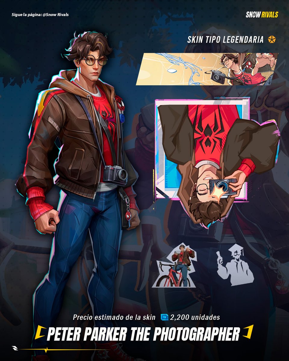 🔹BUNDLE SPIDER-MAN PETER PARKER THE PHOTOGRAPHER

 #marvelRivals #marvelrivalslatam #marvelrivalsnews