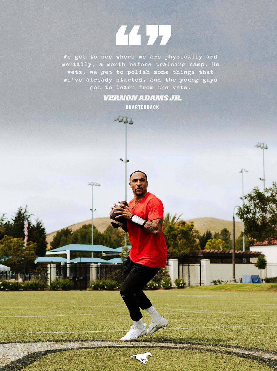 calstampeders's tweet image. Vernon Adams Jr. and a few teammates conducted a players-led mini-camp in San Clemente, California last week!

Read more ⤵️

🗞️ stampeders.com/2026/04/16/cal…

📸 JZ Media

#TogetherWeRide