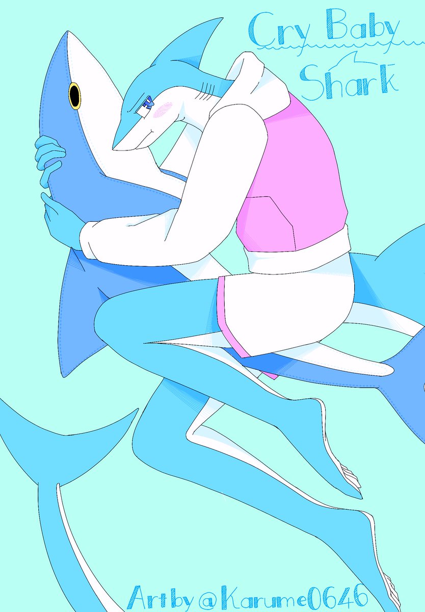 Karume0646's tweet photo. cry baby shark https://t.co/g2kEgxlguw