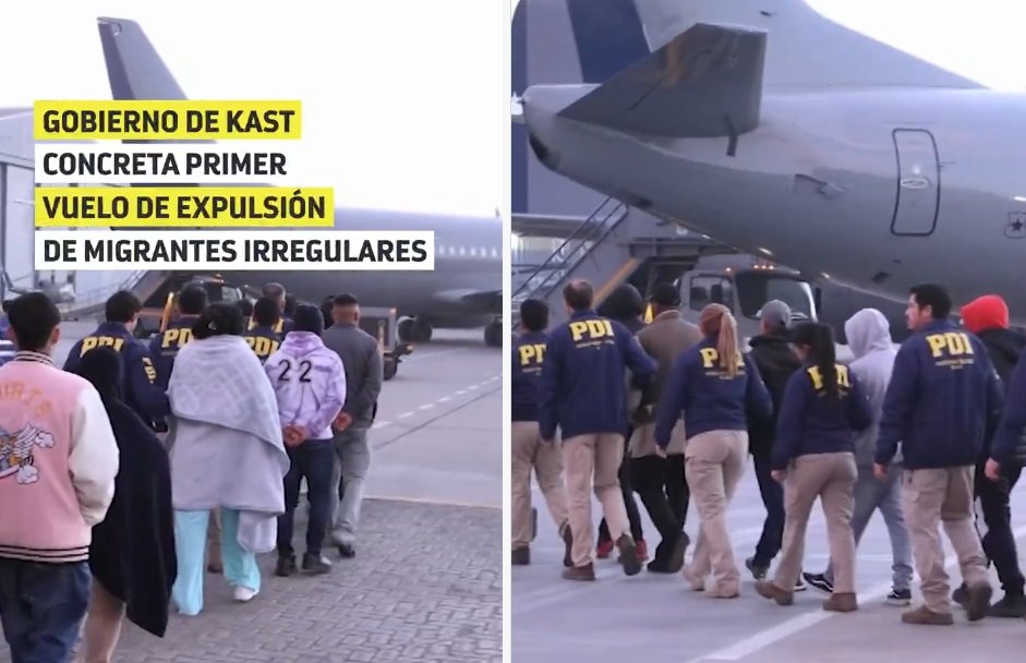 En un mes ya hizo más que Boric: Kast concretó la primera deportación masiva de inmigrantes ilegales gamba.cl/2026/04/kast-d…