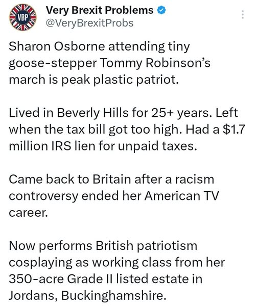 Harrowcwu's tweet image. Was this individual ever relevant? Seriously. What value did the general public get? People are so desperate to be in the spotlight. It masks other things too. In this case - "skinty poo!"
#sharon #face #lift #fail