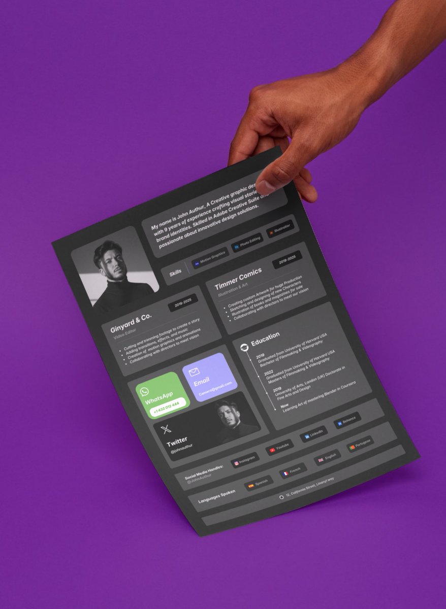 sexymamyh20's tweet photo. Do you think this CV will land a Job for my Client?
#Idesignedthis https://t.co/CRW7yz7uKu