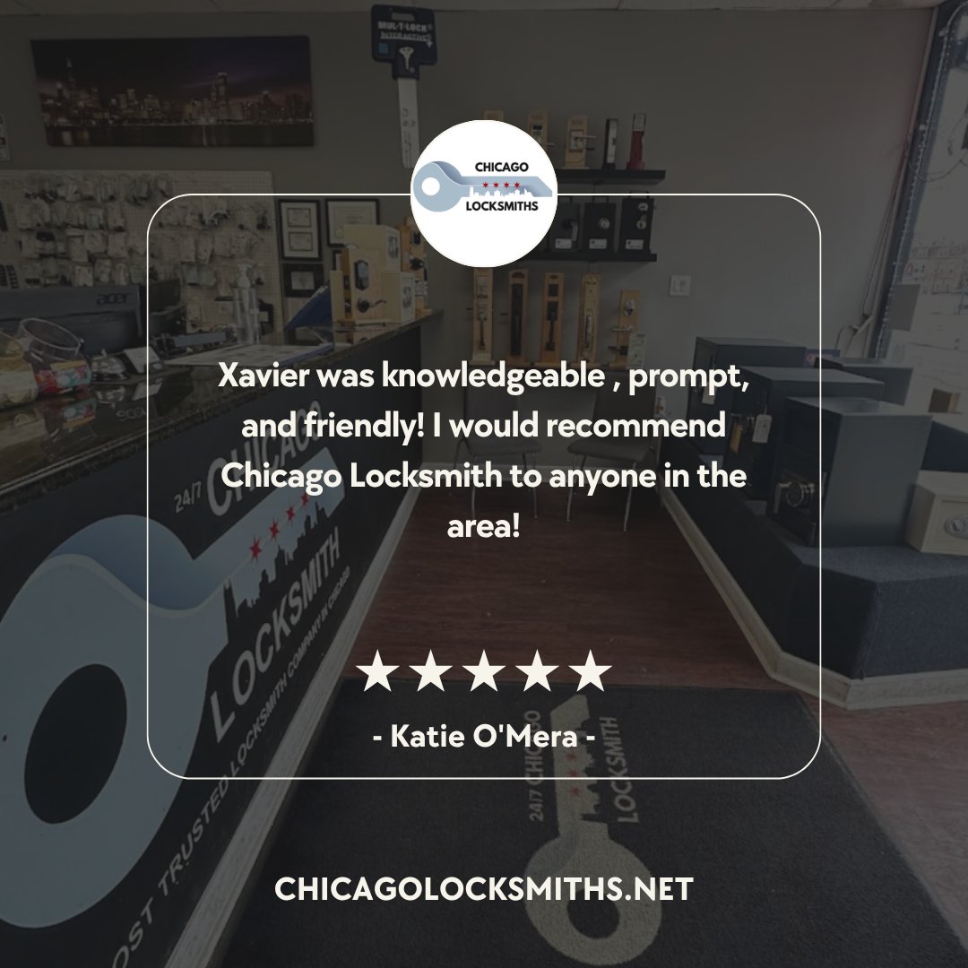 Chilocksmith's tweet photo. Customer review!
(312) 878-2715
https://t.co/UHbhP3qVKy

#ChicagoLocksmiths #CustomerReview #LocksmithChicago #Locksmith #LocksmithNearMe #Chicago https://t.co/64bq5OmFOA