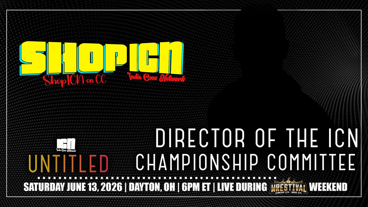 ICN_Caw's tweet photo. 🚨UNTITLED ANNOUNCEMENT🚨

THE DIRECTOR OF THE ICN CHAMPIONSHIP COMMITTEE WILL BE COMING TO THE WRESTIVAL!!!

WHO WILL IT BE?? LET US KNOW IN THE COMMENTS AND LETS FIND OUT ON JUNE 13TH!!!

#WATCHICN #ICNWRESTIVAL #WWE2K26 https://t.co/kB4bH14RKy
