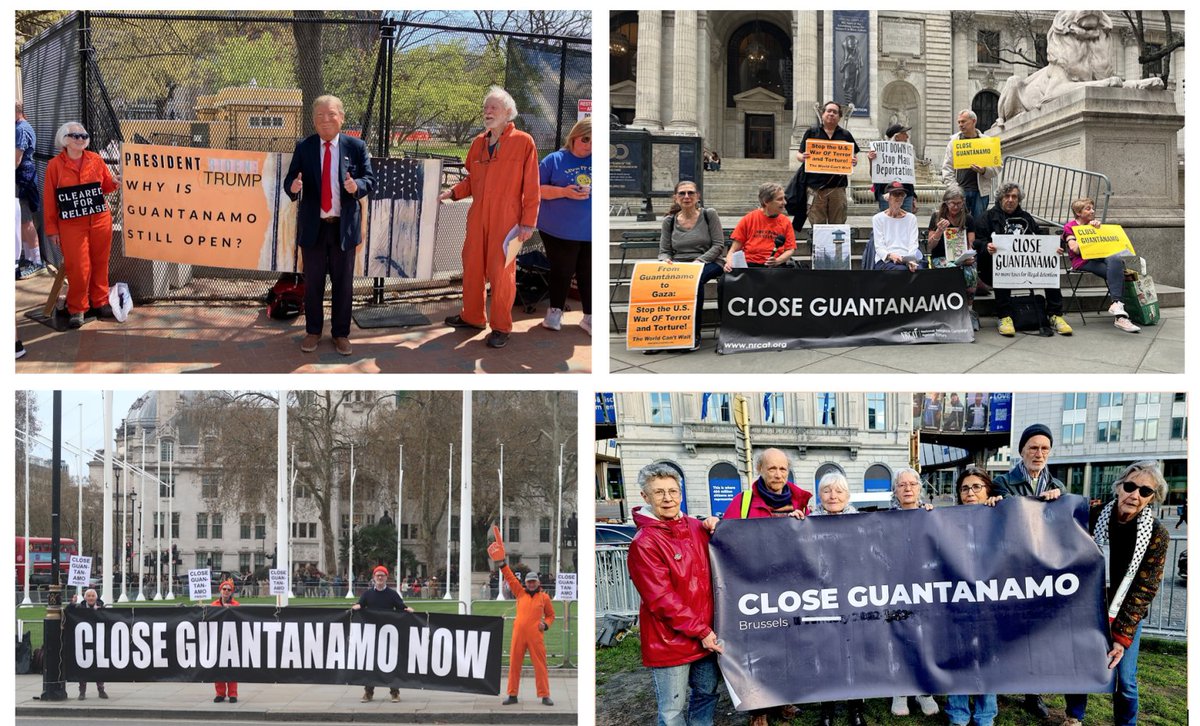 doc1tech's tweet photo. Fotos y reportaje: En medio de un caos sin precedentes, continúan las vigilias mensuales a escala mundial por el cierre de Guantánamo
07 de abril de 2026
Andy Worthington
https://t.co/mXBvOqaGhM https://t.co/n5YBa2ZxlZ