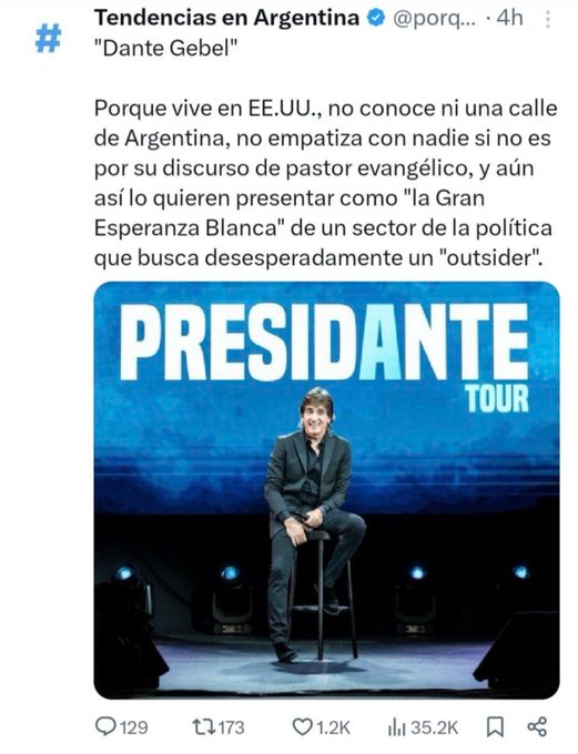 Necesito que nos pongamos todos de acuerdo para mentir en las encuestas diciendo que vamos a votarlo, así termina como candidato del PJ contra Milei y nos damos el gusto de verla a Claudita Piñeiro militándolo.