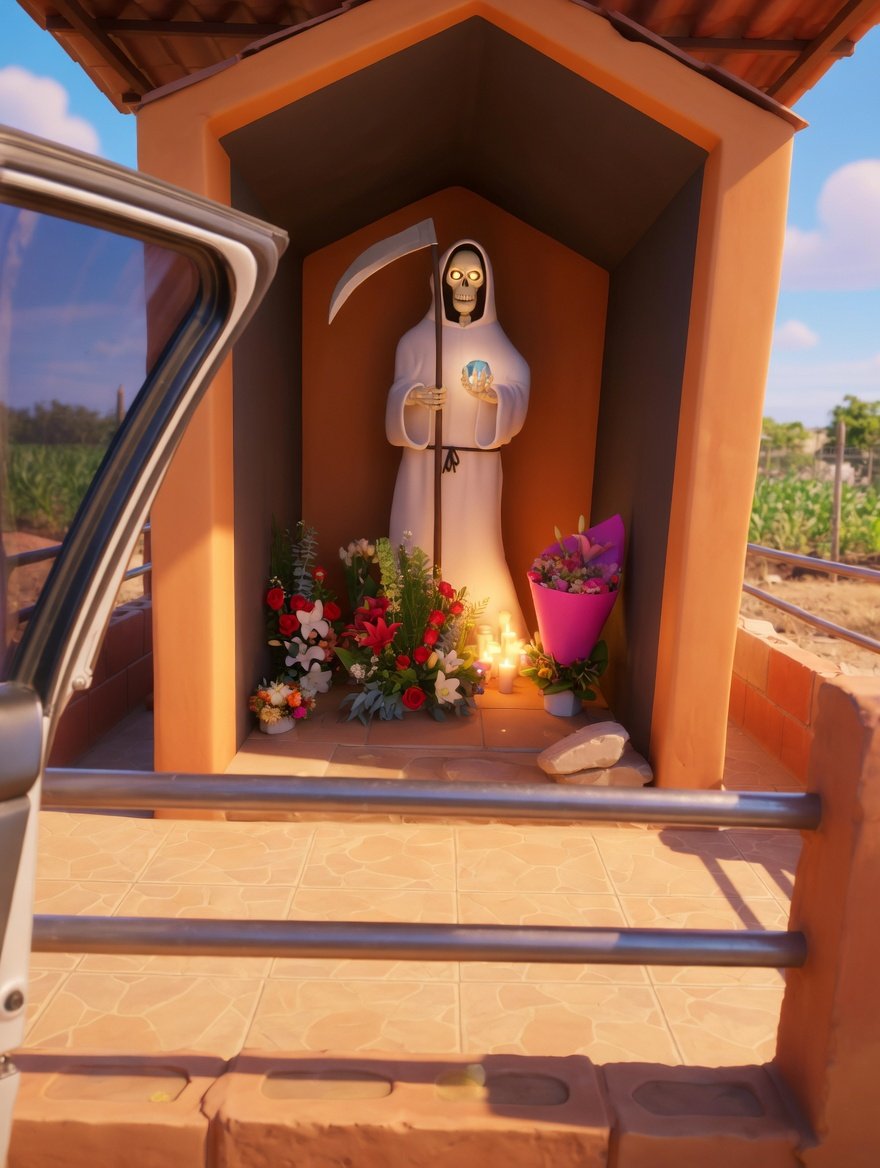 My Santa muerte tweet media