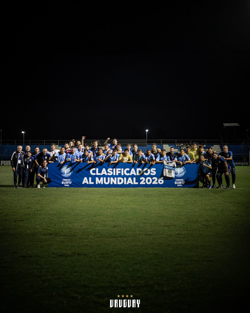 Lo lograron: ¡la 𝘀𝘂𝗯-𝟭𝟳 vuelve a participar de un Mundial de la categoría! 👏🏼