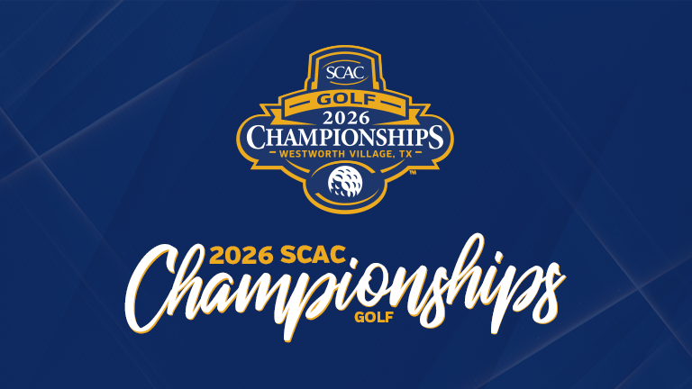 SCAC_Sports's tweet photo. We're just days away from the start of the 2026 SCAC Golf Championships! Visit the championship website for full details ahead of Sunday's start!

📰 | https://t.co/Z0fB6mQWa2 https://t.co/GAv63txwco