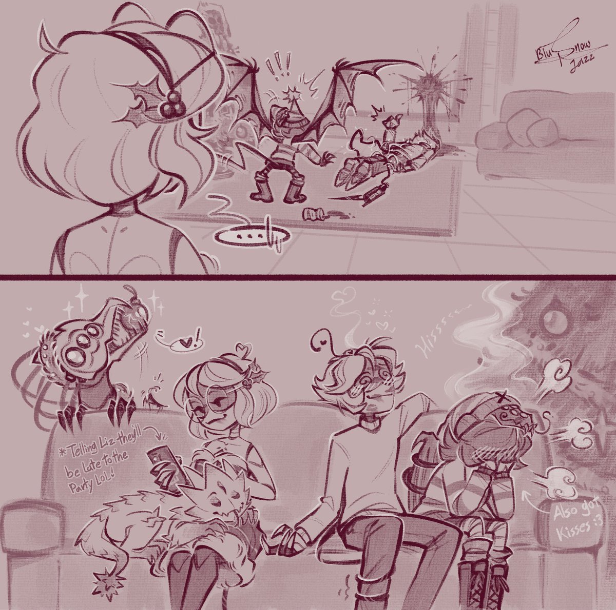 ✨️🎀

This comic was supposed to be done 2 years ago, fuck it, its christmas somewhere in the world or some shi-

#Murderdrones #Polydrones
#Envy #Vuzi #Envuzi #Nuziv