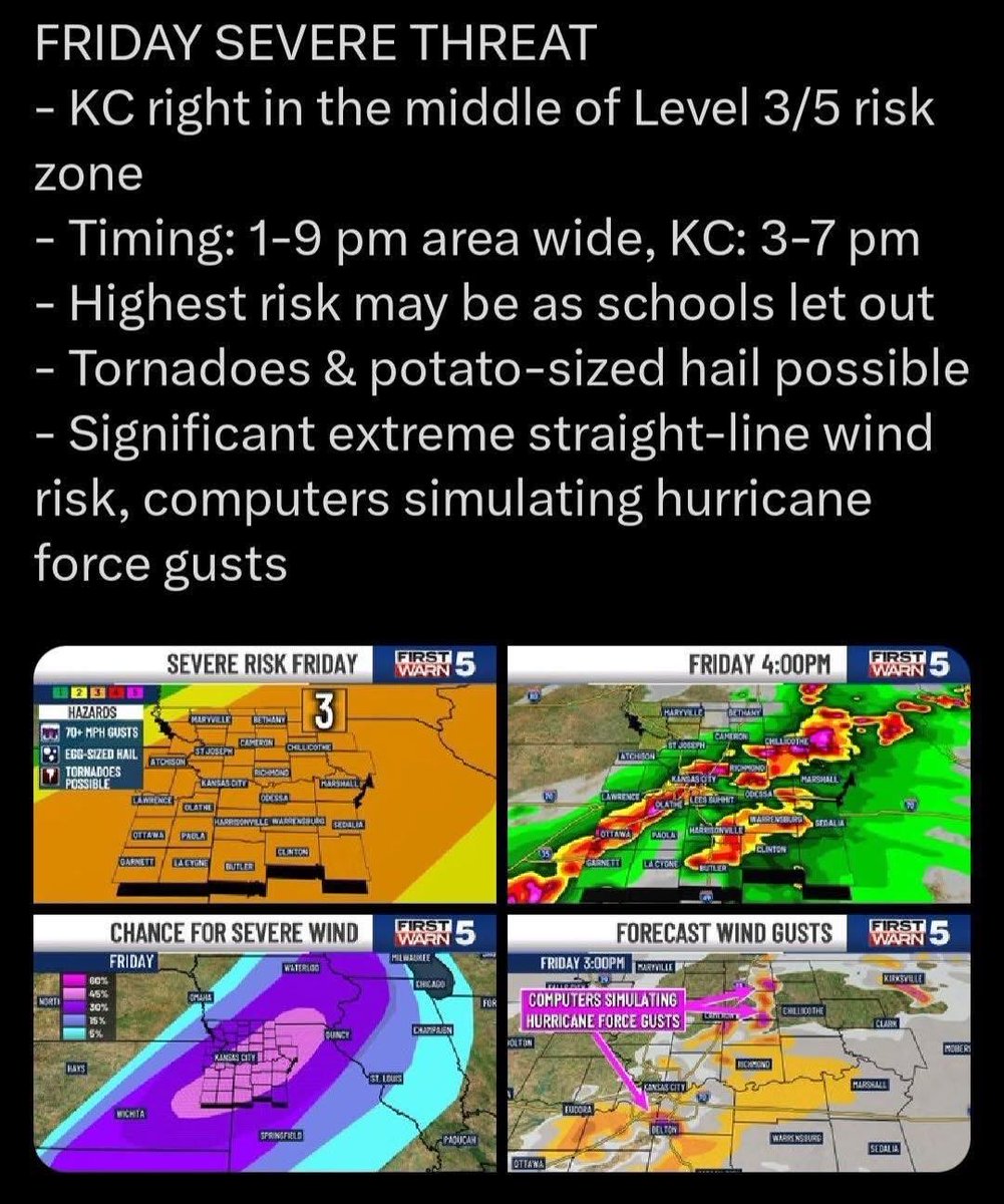 Drew_Anderson's tweet image. Potatoe size hail in hurricane force winds?  This has to be worthy of @JimCantore showing up in KC doesn’t it?

#weatherchannel
#twc #weather #kcweather