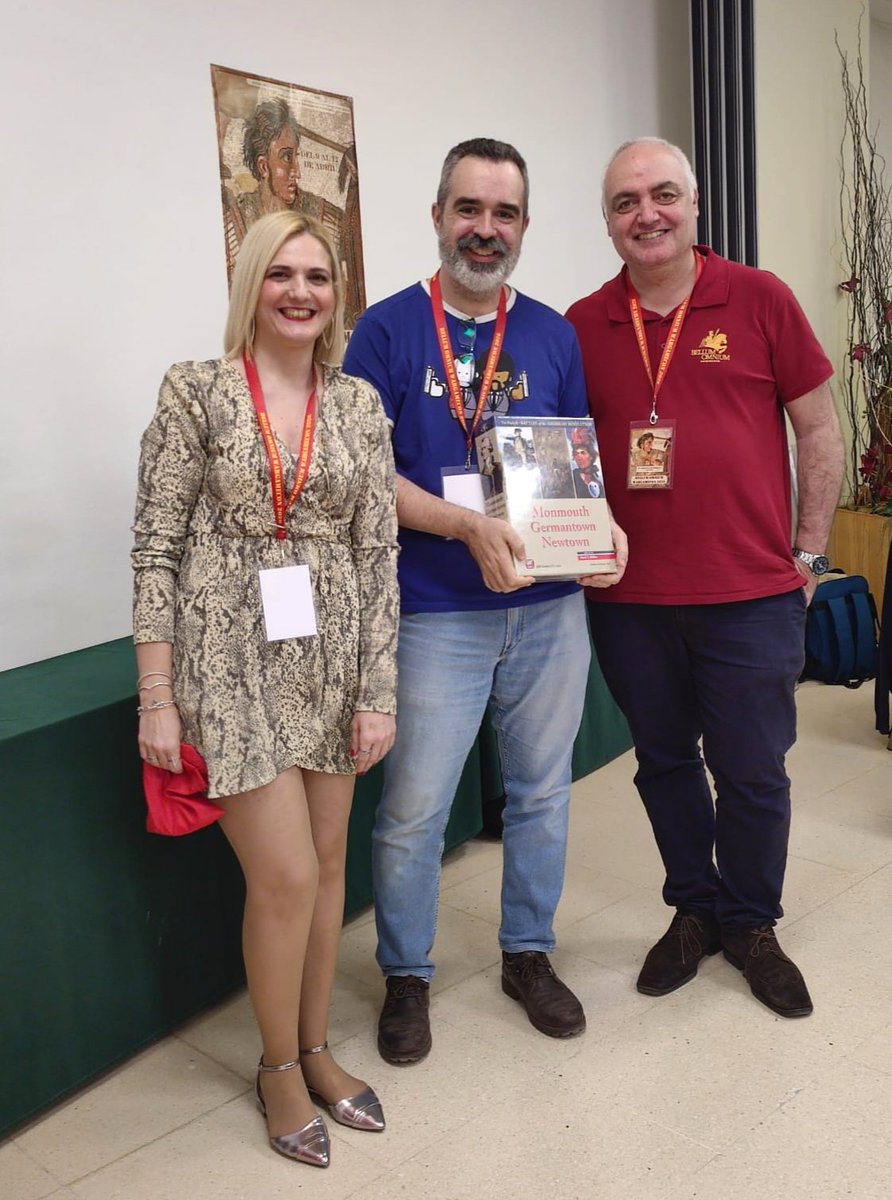 Velezwargamecon's tweet photo. Ganadores del sorteo celebrado este año en las Bellum Omnium. Juegos cedidos por @gmtgames. Gracias!!
#wargames #wargamecon #BellumOmnium #BellumOmnium26 #Convencionwargames #Simulacionhistorica #VelezMalaga #boardgame #Convencion https://t.co/a73OVf7FZi